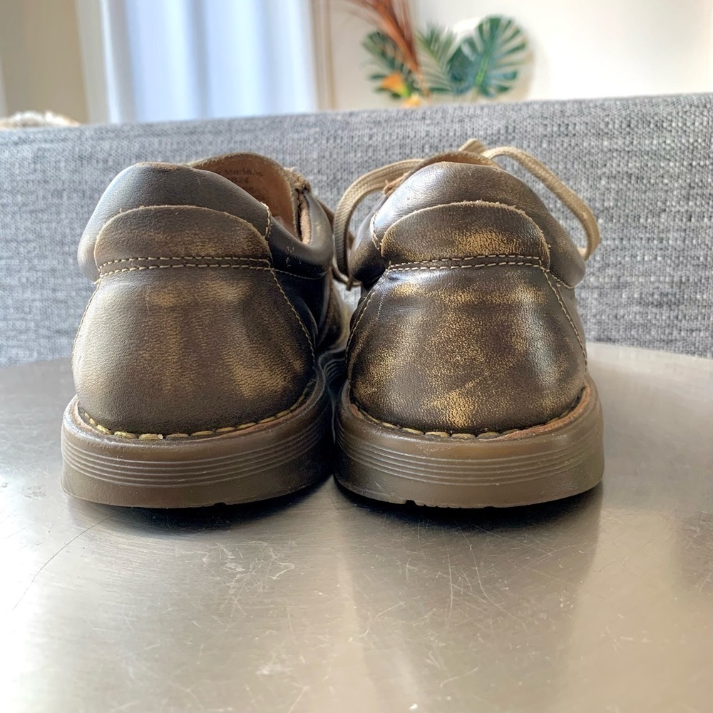 Dr Martens Leather Lace-up Oxford shoes Y2k DM Chunky hipster Docs UK5 M6 W7 - Picture 8 of 9